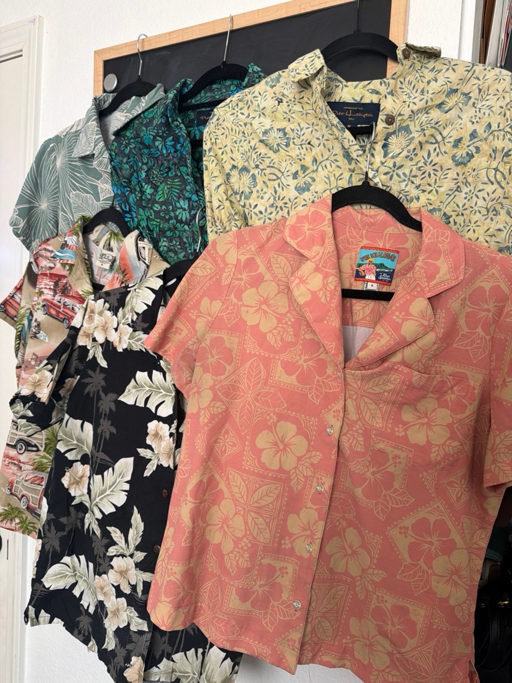6 Hawaiian shirts